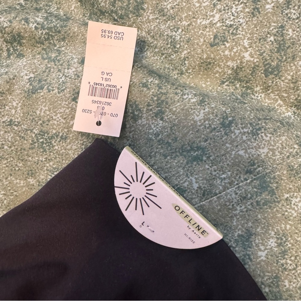 OFFLINE By Aerie Real Me High Waisted Crossover Flare Legging - Women’s Large - Picture 5 of 9